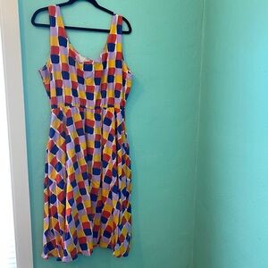 Nooworks Multicolor Checkered Sundress - size 5X
